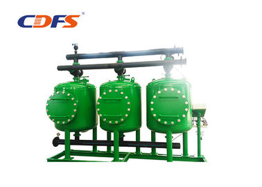 DP / Time Control Automatic Sand Filter 4 / 6 / 8mm Tank Thickness Multi Vessels