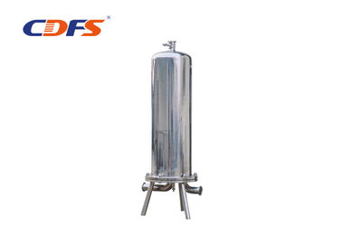 Filtre de précision de l'eau de cartouche de solides solubles, filtre à pression vertical de 5/10 microns 